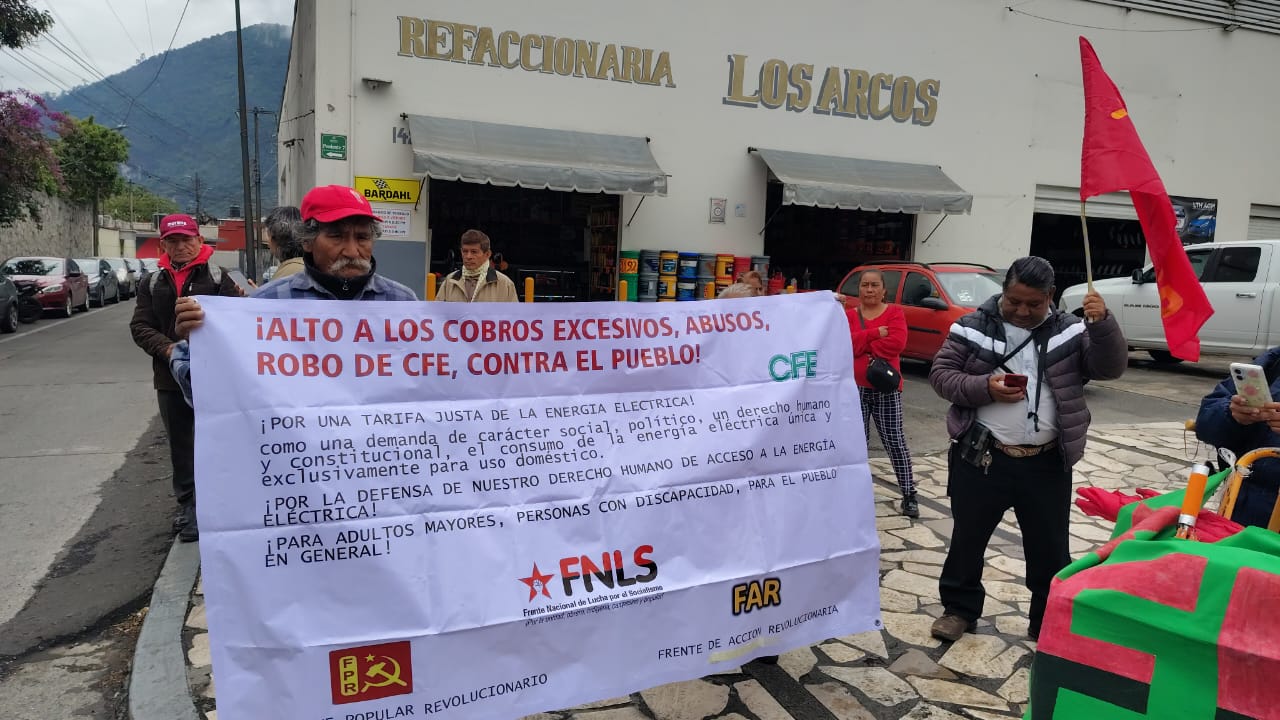 Con marcha, protestan en Orizaba contra cobros «excesivos» de la CFE ...