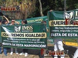 A un año de exigir soluciones, enfermeros del IMSS-Bienestar de Río Blanco vuelven a alzar la voz